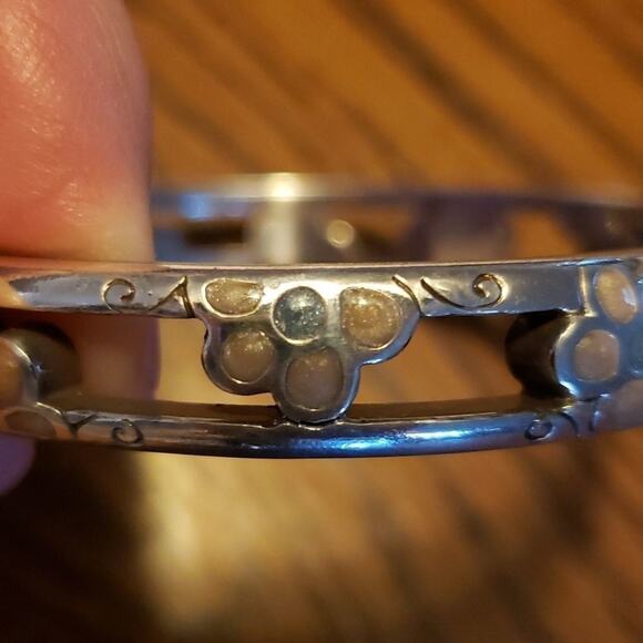 BRIGHTON COLORFUL flower‎ enameled bracelet - Picture 3 of 7